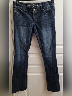 Express Dark Wash Bootcut Jeans